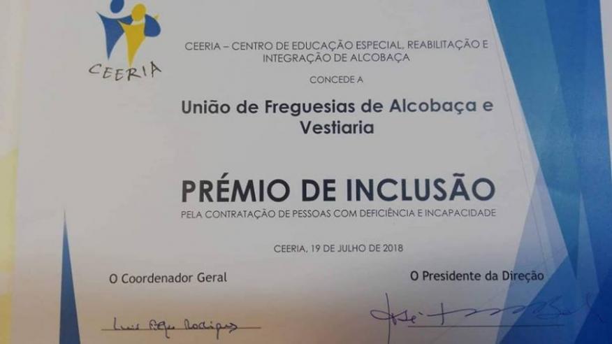 UFAV recebe Prémio Inclusão do CEERIA