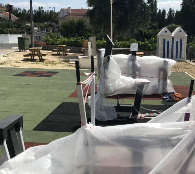 Obras de requalifica&ccedil;&atilde;o do Parque de Merendas da Vestiaria