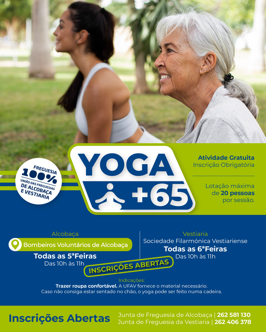 Yoga +65 no AtivaMente